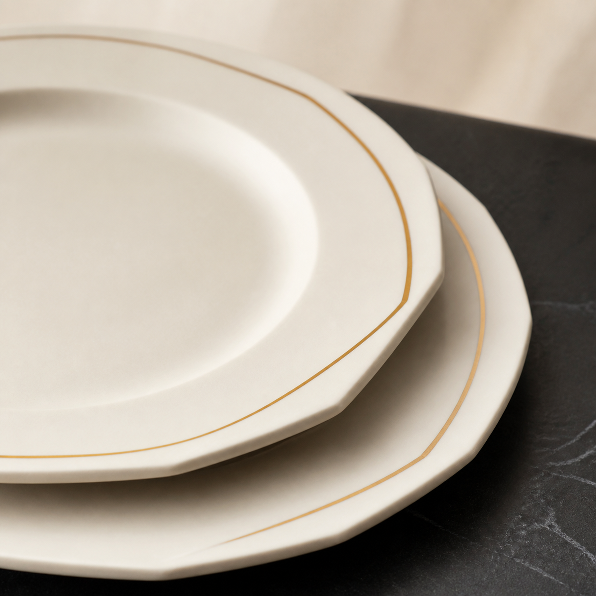 Aureline Faceted Dinner Plate Set - image 2