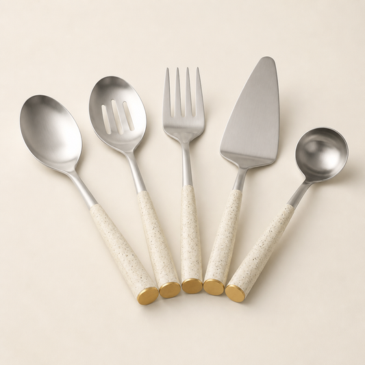 Gather Terrazzo Serving Tool Set - image 1
