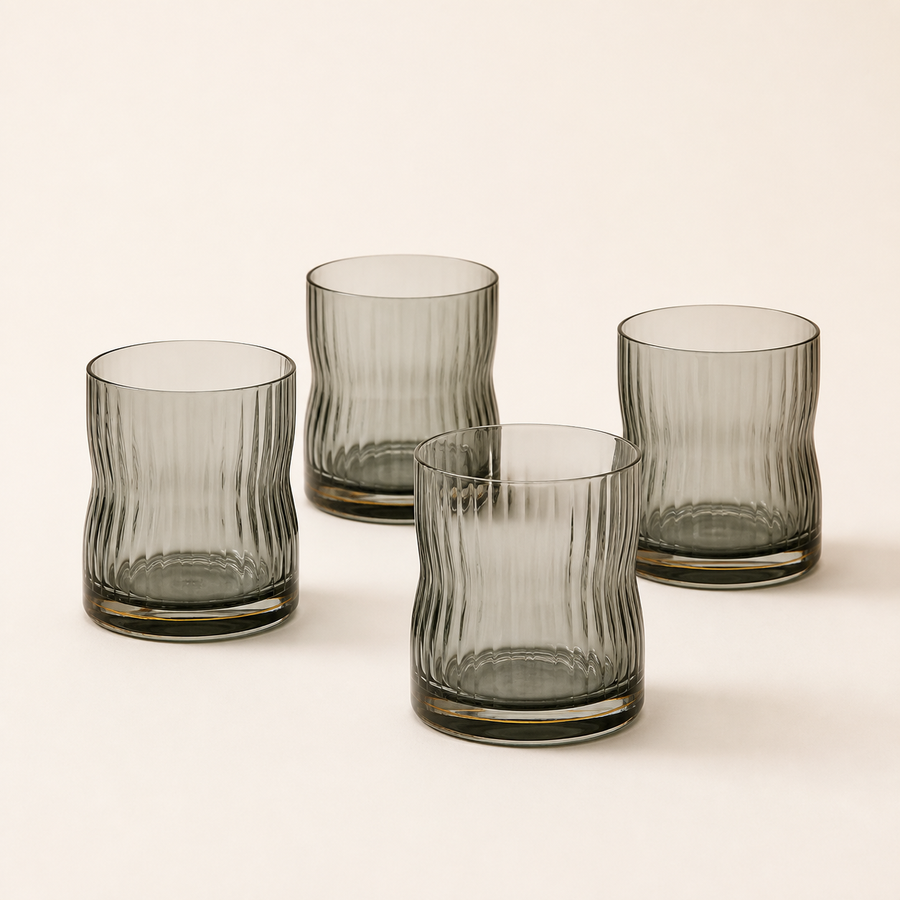 Luma Ribbed Tumbler Set