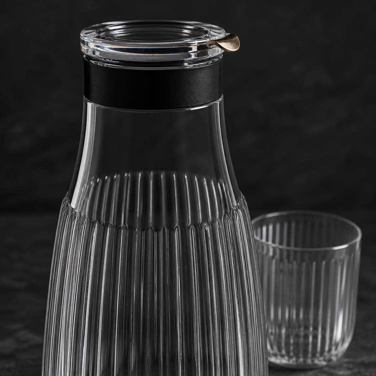 Rill Ribbed Carafe & Tumbler Set - image 2